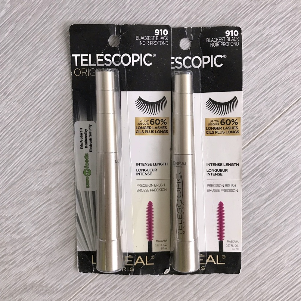 L'Oréal Paris Telescopic Original Mascara Duo - Blackest Black